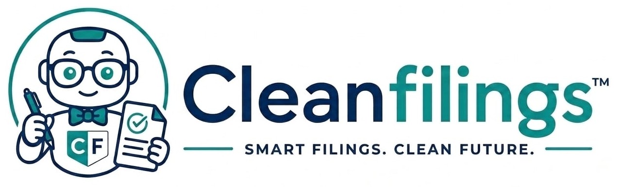 Clean Filings Logo